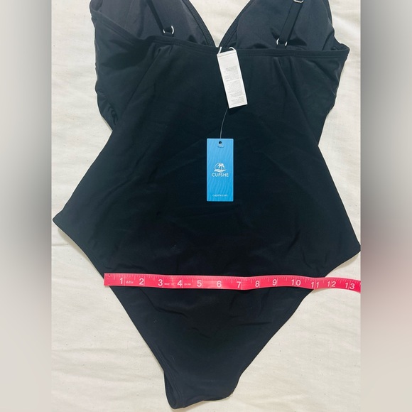 NWT CUPSHE Women’s One Piece Swimsuit Tummy Control V Neck Bathing Suit - Picture 9 of 13